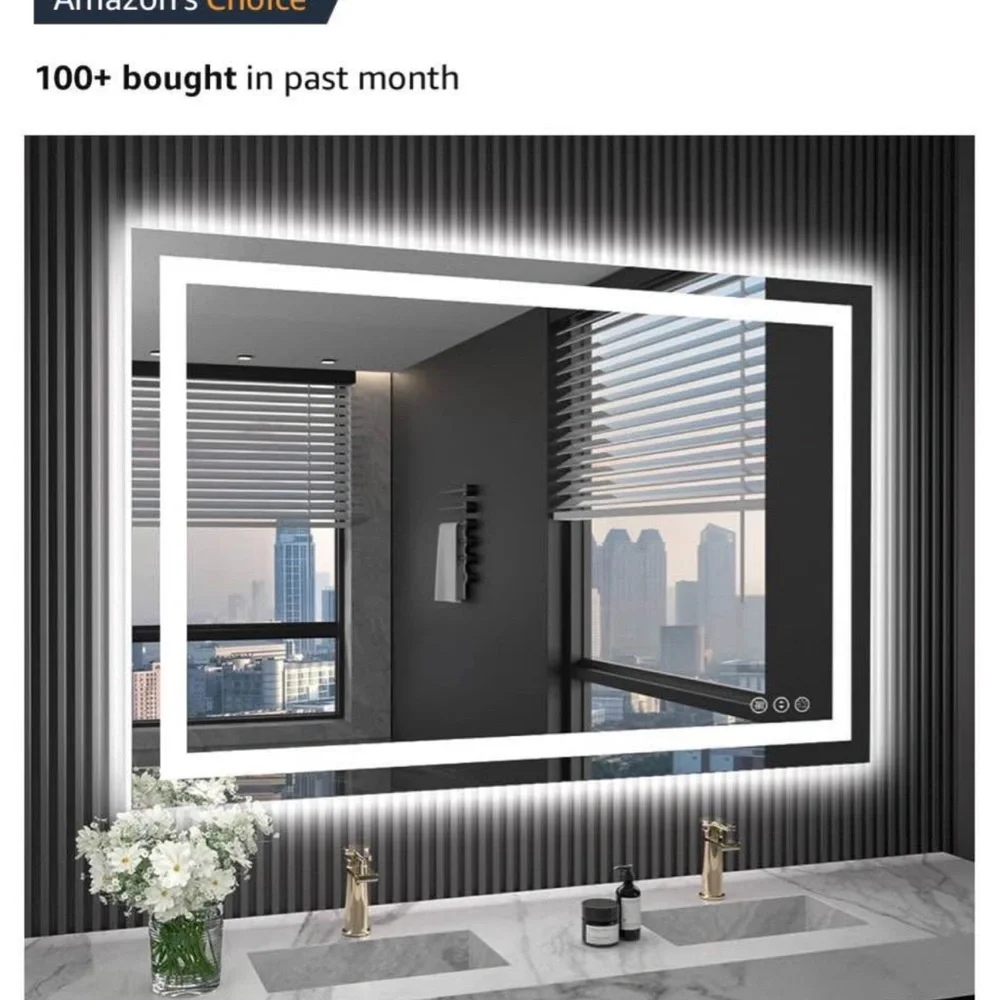 LED Bathroom Mirror with Light Modes